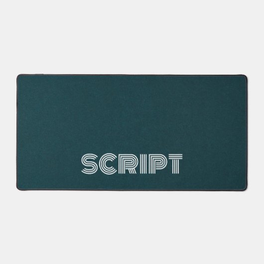 Élégant Monogramme vert foncé Script bouteille d'e (Recto)