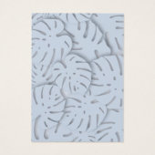 Elegant Monstera Leaf Earring Display Kaart (Achterkant)