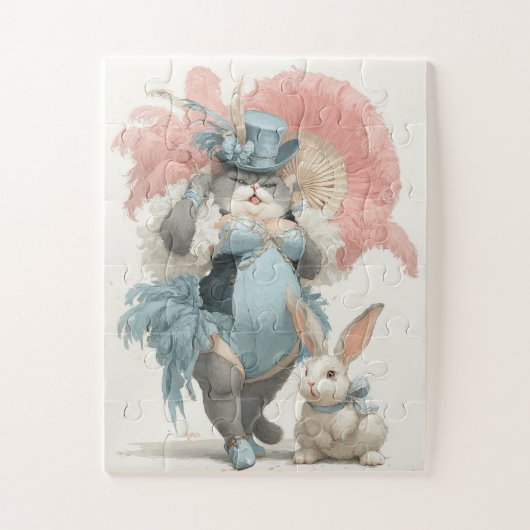 Élégant Montrer Bunny Jigsaw Puzzle Puzzle (Vertical)