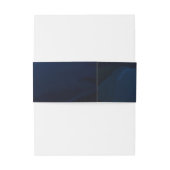 Elegant Moonlight Bruiloft Uitnodigingen Wikkel (Achterkant Voorbeeld)