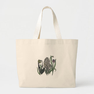 Elegant Morel Mushroom Cutout Design Tas