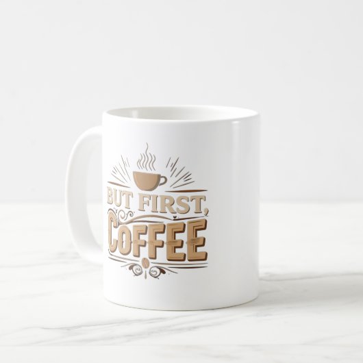 Elégant Morning Brew - Mug classique de l’amoureux (Devant gauche)