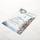 Elegant Moroccan Tile Wedding Invitation (Rotation)