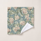 Elégant Morris Inspiré Pimpernel Floral Pastel (Gant de toilette)