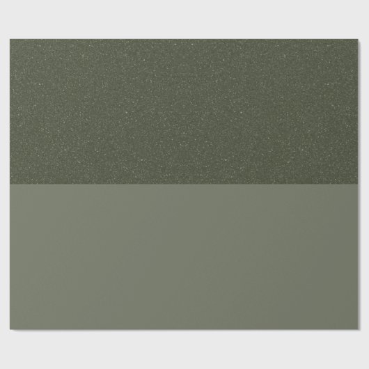 Elegant mosgroen inpakpapier – Aanpasbaar (Vlak)