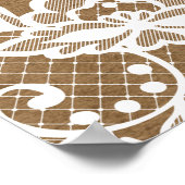 Elegant Moslim Islamitisch Bruiloft Poster (Hoek)