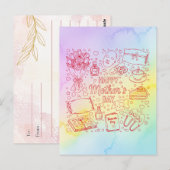 Elegant Mother’s Day Artwork Briefkaart (Voorkant / Achterkant)
