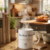 Elegant Mother's Day Mug | Minimal Floral Mug