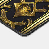 Elégant motif art déco en noir et or (Coin)
