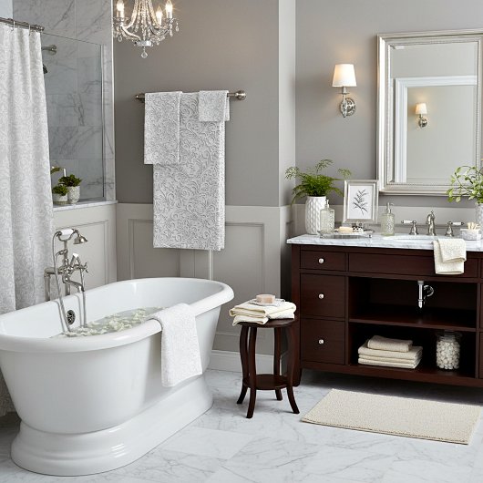 Élégant motif blanc