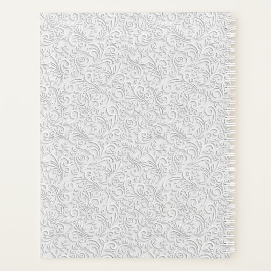 Élégant motif blanc (Dos)