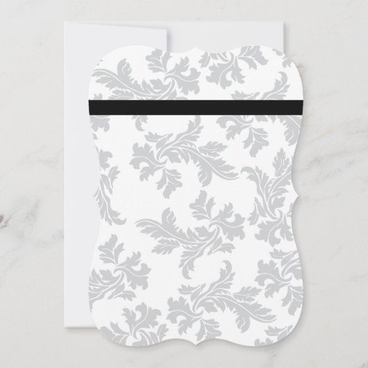Elégant Motif & Cire Seal Mariage Invitations (Dos)