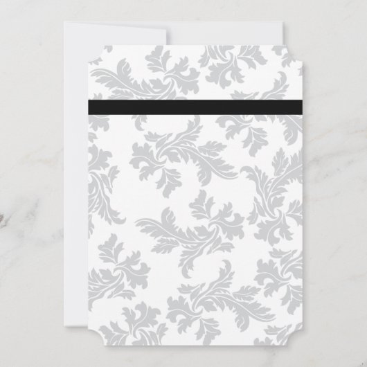 Elégant Motif & Cire Seal Mariage Invitations (Dos)