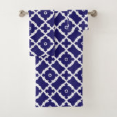 Elégant Motif classique de marine bleu et blanc mo (En situation)