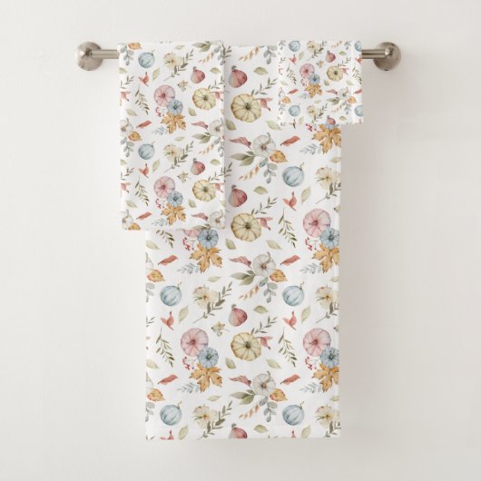 Elégant Motif d'aquarelle d'automne (En situation)