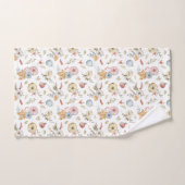 Elégant Motif d'aquarelle d'automne (Serviette à main)