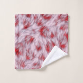 Élégant Motif de fourrure souple Abstrait | (Gant de toilette)