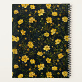 Élégant Motif de la fleur de la coupe-beurre jaune (Dos)