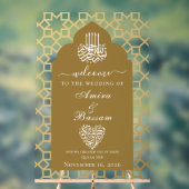 Élégant Motif de l'arc islamique Couples Mariage (Neutre)