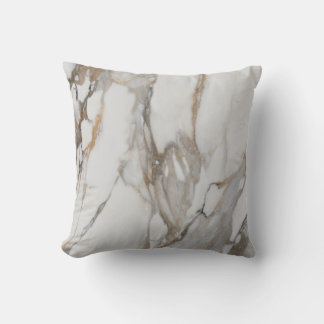 Elégant Motif de marbre Jeu oreiller
