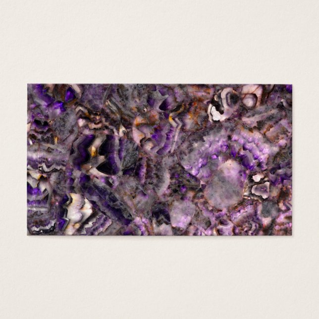 Elégant motif en marbre de pierre de quartz violet (Devant)