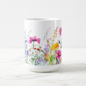 Elégant Motif Fleur Cadeau 🌿 tasse de café 15oz (Centre)