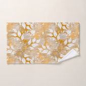 Elégant motif floral. (Serviette à main)