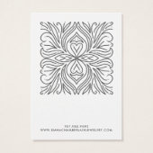 Élégant Motif Floral Abstrait (Dos)