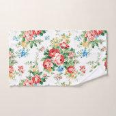 Elégant motif floral avec élément de design Rose (Serviette à main)