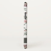 Elégant motif floral Nom personnalisé coque iphone (Dos/Droite)