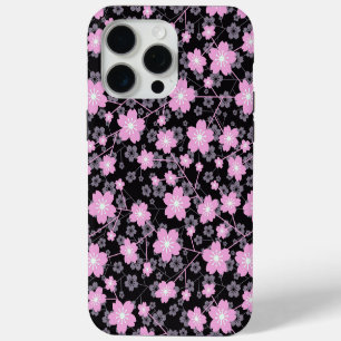 Élégant motif floral rose joli en fleur de cerisie
