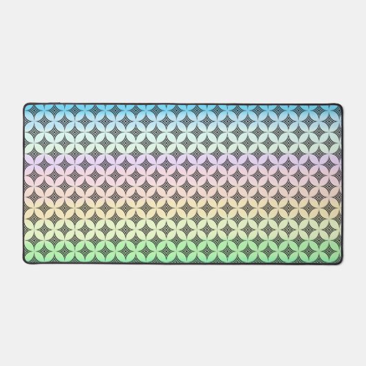 Elégant Motif géométrique Diamant sur Pastel Color (Recto)