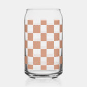 Élégant Motif Monogramme en terre cuite Check (Droite)