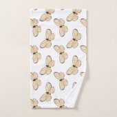 Élégant Motif papillon (Serviette à main)