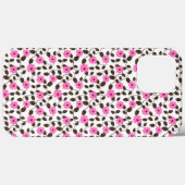 Élégant Motif rose floral vigne coque iphone (Verso (horizontal))