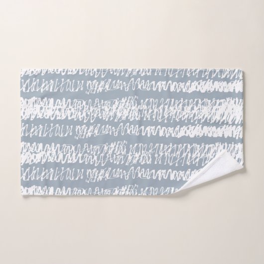 Élégant Motif Scribble (Serviette à main)