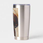 (Elegant, Motivational, Luxury Style) Geïsoleerde Drinkbeker (Achterkant)