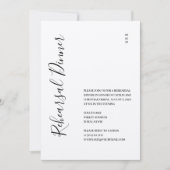 Elegant Mountain Rehearsal Dinner Invitation Save The Date (Voorkant)