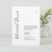 Elegant Mountain Rehearsal Dinner Invitation Save The Date (Staand voorkant)