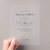 Elegant Mountain Wedding Invitation (In situ (ordinateur de poche))