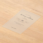 Elegant Mountain Wedding Invitation (Poser)