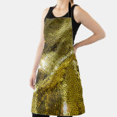 Elegant mousserende mousserende textielproducten k schort (Insitu)