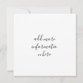 elegant moved office business announcement aankondiging (Achterkant)