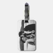Elegant Mr en Mrs Photo Bagagelabel (Achterkant verticaal)