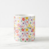 Élégant Mug à Café Fleur Sauvage | Botanique Flora (Centre)