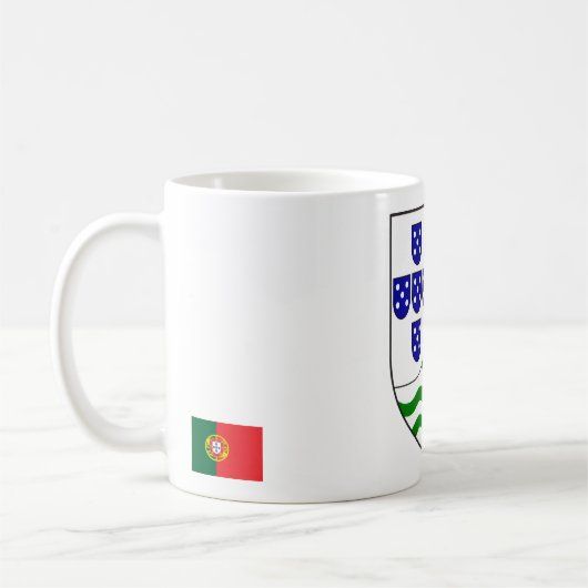 Elegant Mug Featuring India Portuguesa Crest (Gauche)
