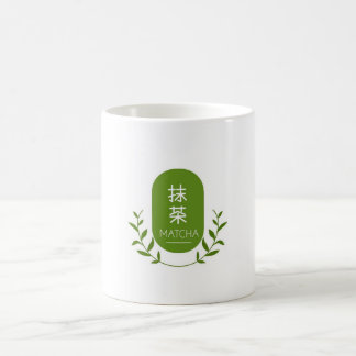 Elegant mug of matcha drink koffiemok