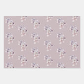 Elegant multifunctionele Floral Inpakpapier Vel (Voorkant 3)