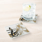 Elegant Musical Note onderzetter (Schuin)