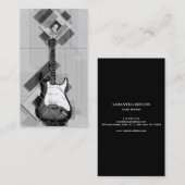 Elegant Musician Visitekaartje (Voorkant / Achterkant)